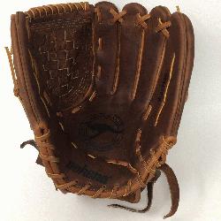  glove for female fastpitch softball players. Buckaroo leather for game re